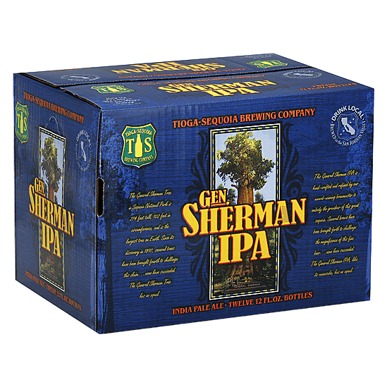 Tioga-Sequoia Brewing General Sherman IPA 12pk 12oz Btl