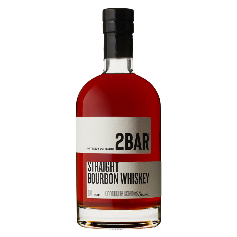 2BAR Straight Bourbon Whiskey BIB 750ml (100 Proof)