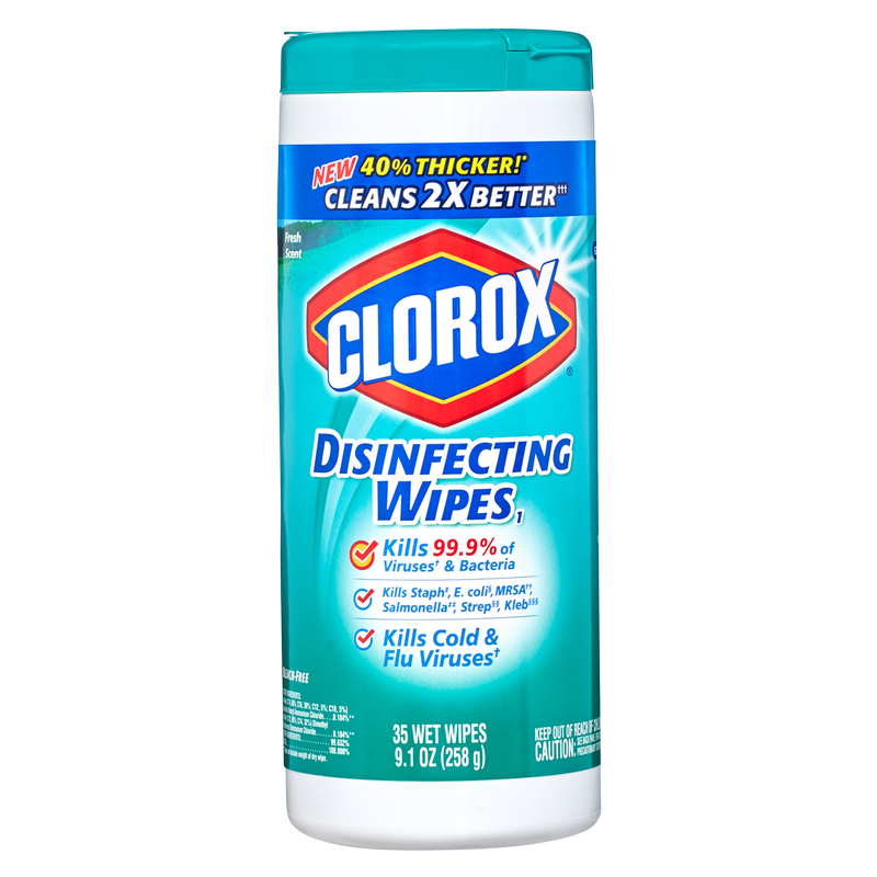 Clorox Fresh Scent Disinfecting Wipes 9.1oz