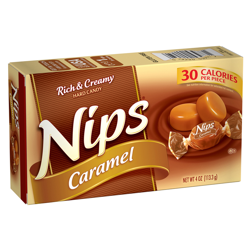 Nips Caramel Hard Candy 4oz
