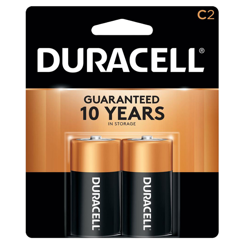 2ct Duracell C Batteries