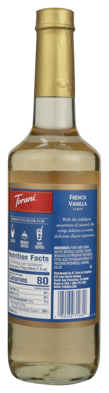 Torani French Vanilla 750ml