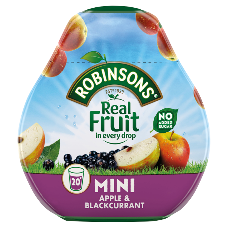 Robinsons Mini Apple & Blackcurrant Squash, 66ml