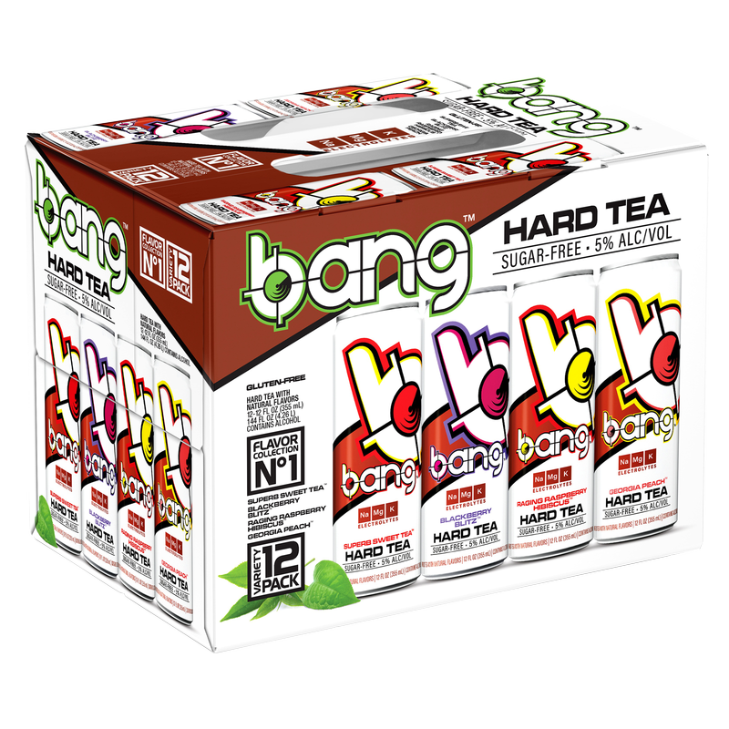 Bang Hard Tea Variety 12pk 12oz can 5% ABV