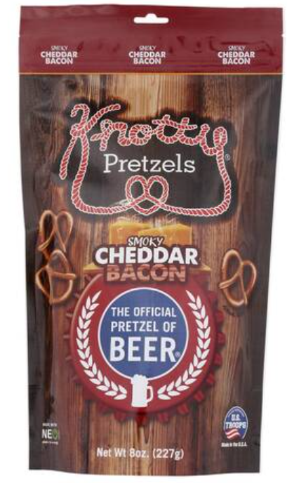 Knotty Pretzels Cheddar Bacon  (8 OZ)