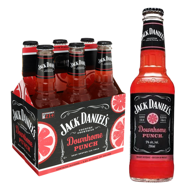 Jack Daniel's Downhome Punch 6 Pack Bottles