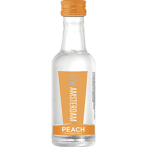 New Amsterdam Peach Vodka 50ml (70 Proof)