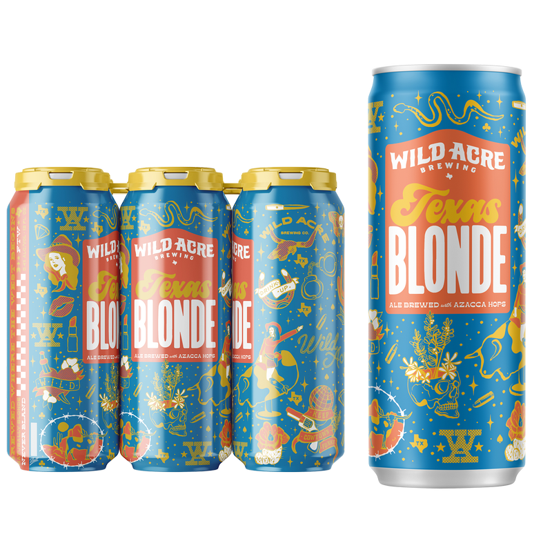 Wild Acre Texas Blonde 6pk 12oz Can 5.4% ABV