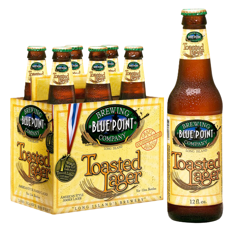 Blue Point Toasted Lager6pk 12oz Btl 5.5% ABV