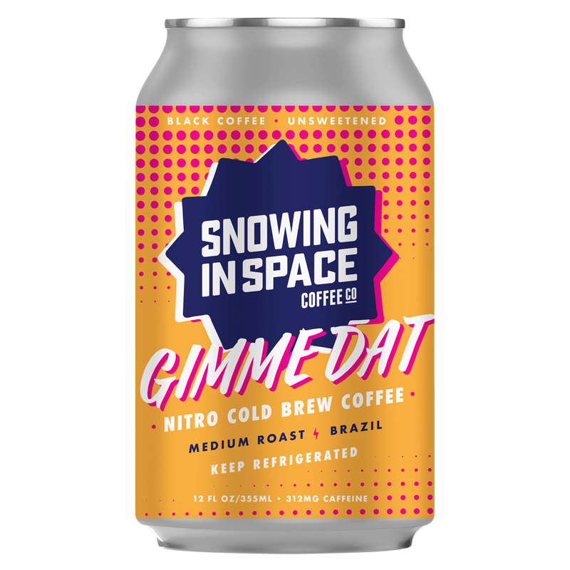 Snowing in Space Gimme Dat Nitro Cold Brew Coffee, 12oz