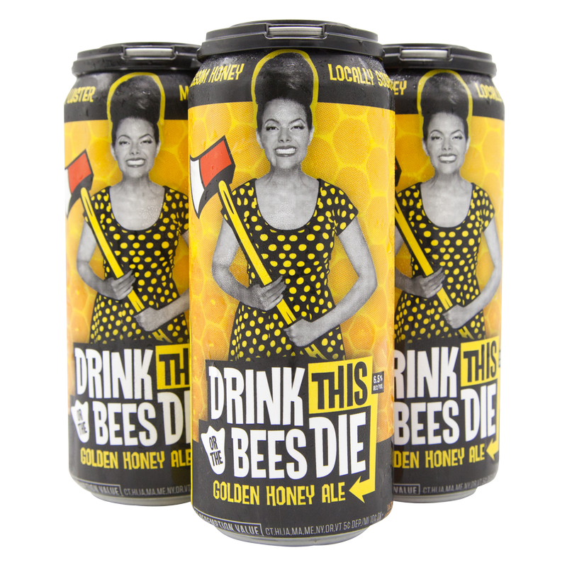Duck Foot Drink This Or The Bees Die Honey Ale 4pk 16oz Can
