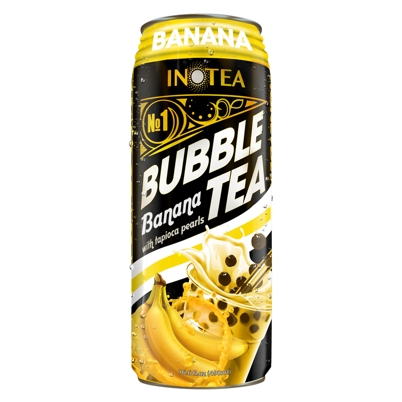INOTEA - Banana Bubble Tea 16.6oz can
