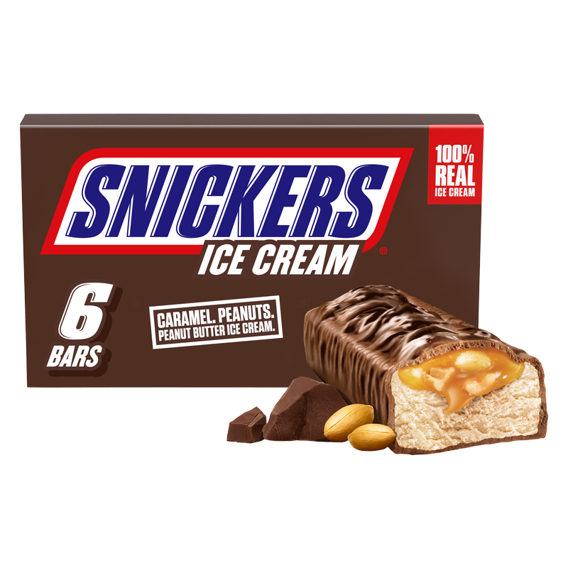 Snickers Ice Cream Bars 6ct 