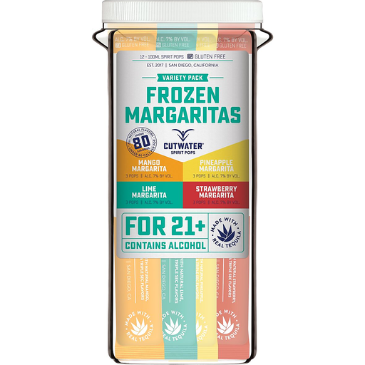 Cutwater Frozen Margarita Pops 12pk 100ml