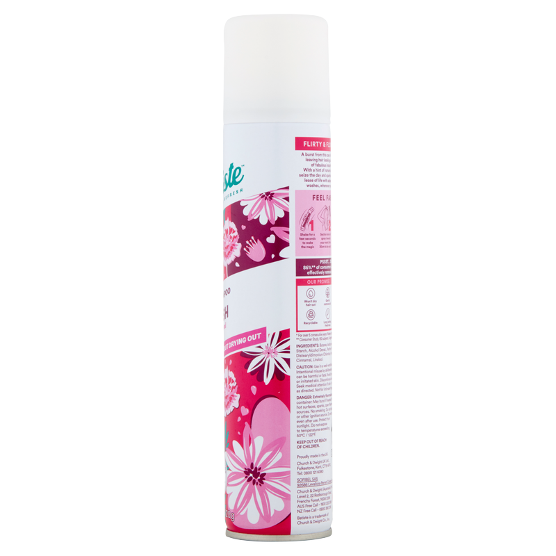 Batiste Floral & Flirty Blush Dry Shampoo, 200ml