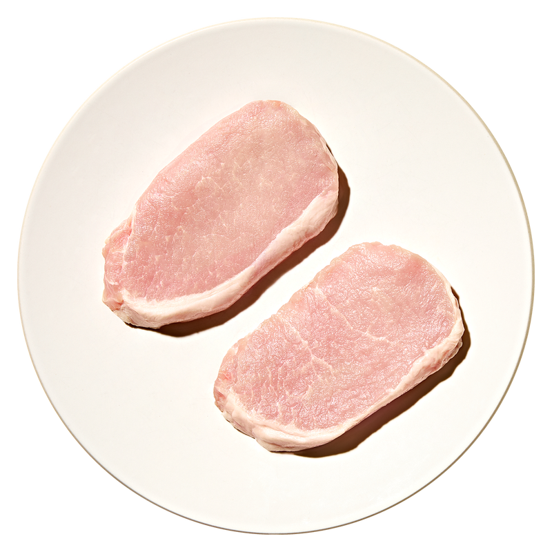 Frozen Boneless Center Cut Pork Chops - 2ct/6oz