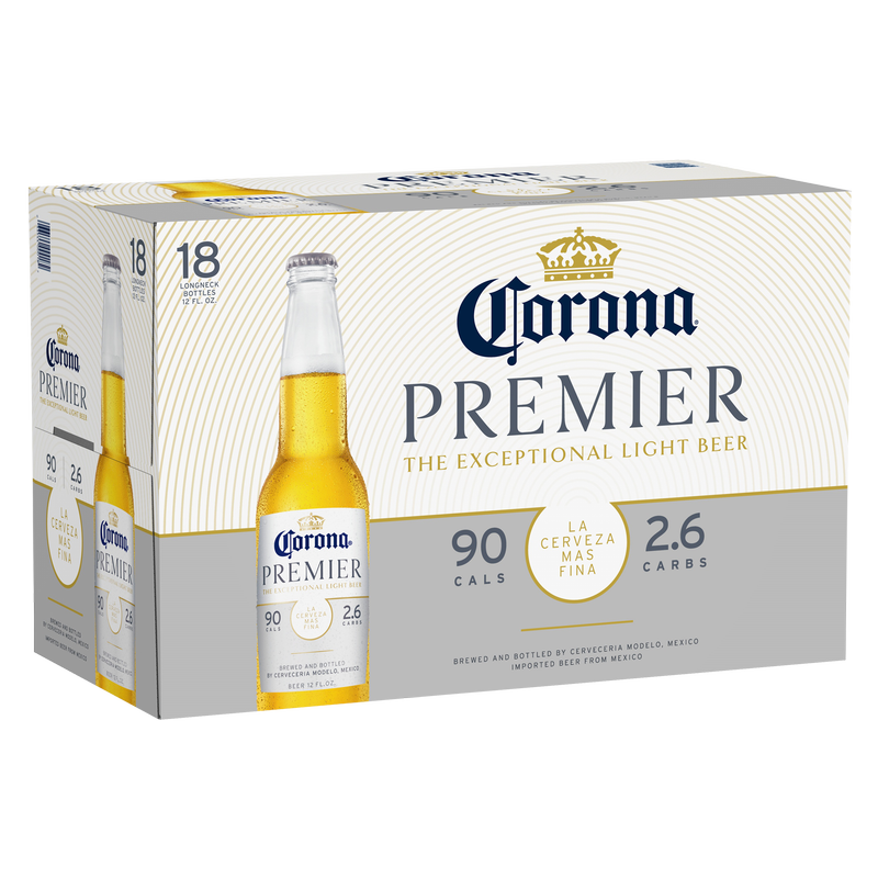 Corona Premier 18pk 12oz Btl 4.0% ABV