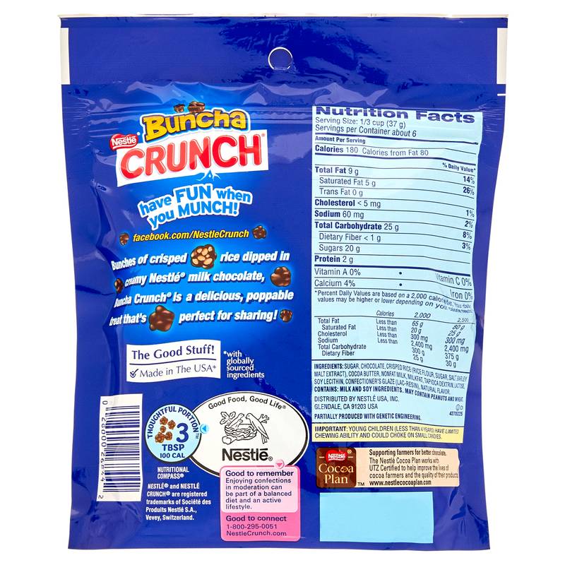 Nestle JUMBO Buncha Crunch 8oz