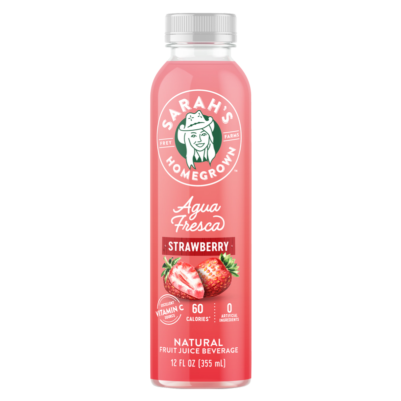 Sarah's Homegrown Strawberry Agua Fresca 12oz