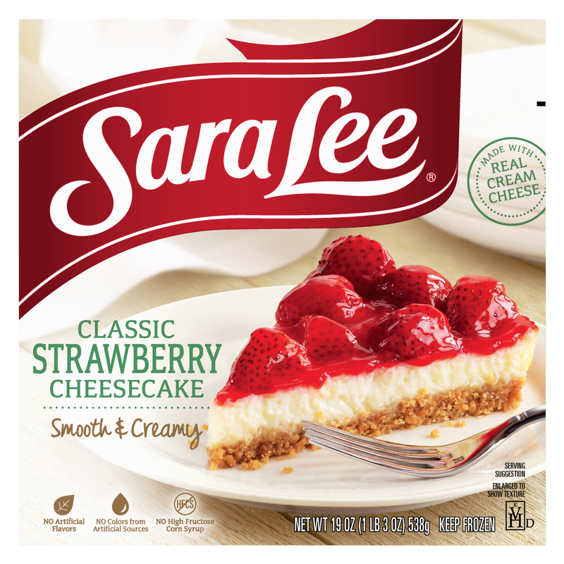Sara Lee Frozen Classic Strawberry Cheesecake - 19in/19oz