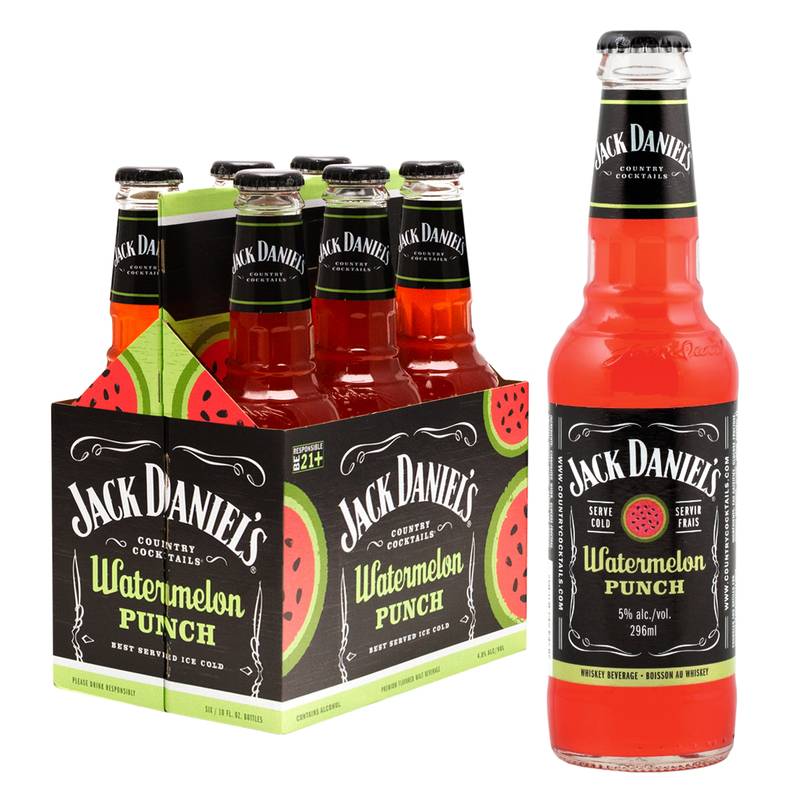 Jack Daniel's Watermelon Punch 6 Pack Bottles