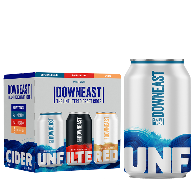 Downeast Cider Variety 9pk 12oz Can 5.1% ABV