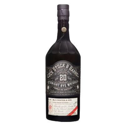 Lock Stock & Barrel 20 Yr Rye Whiskey 750ml