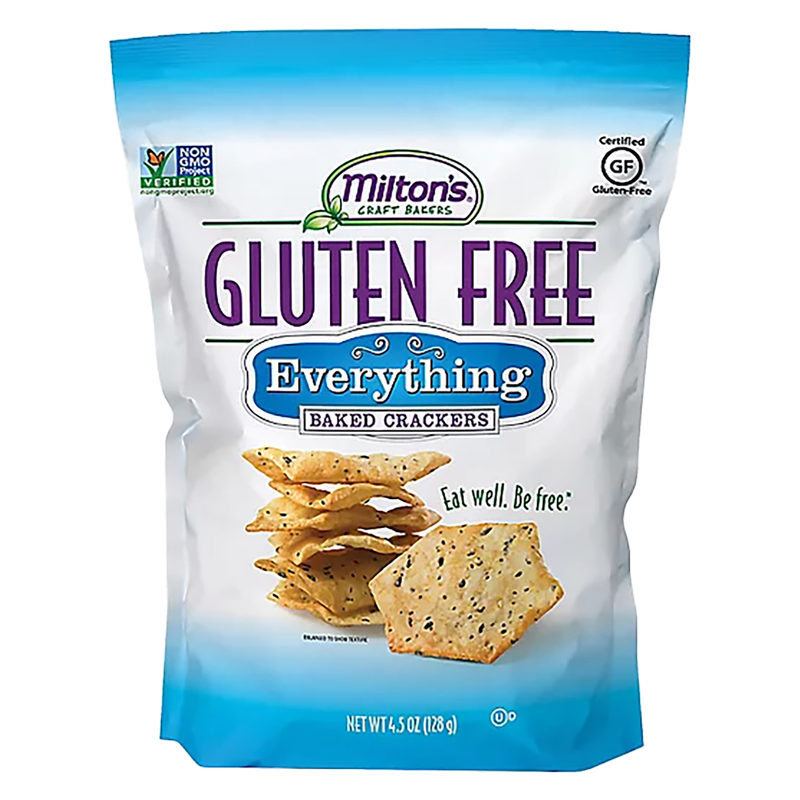 Milton's Gluten Free Everything Baked Crackers 4.5oz