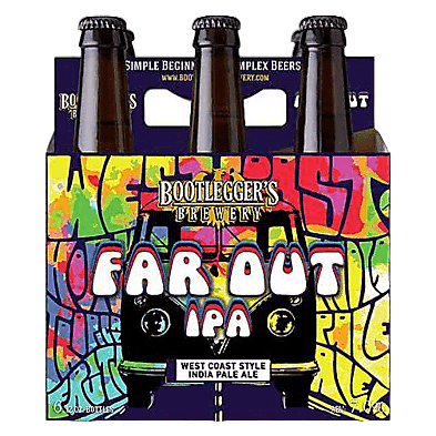 Bootlegger's Brewery Far Out IPA 6pk 12oz Btl