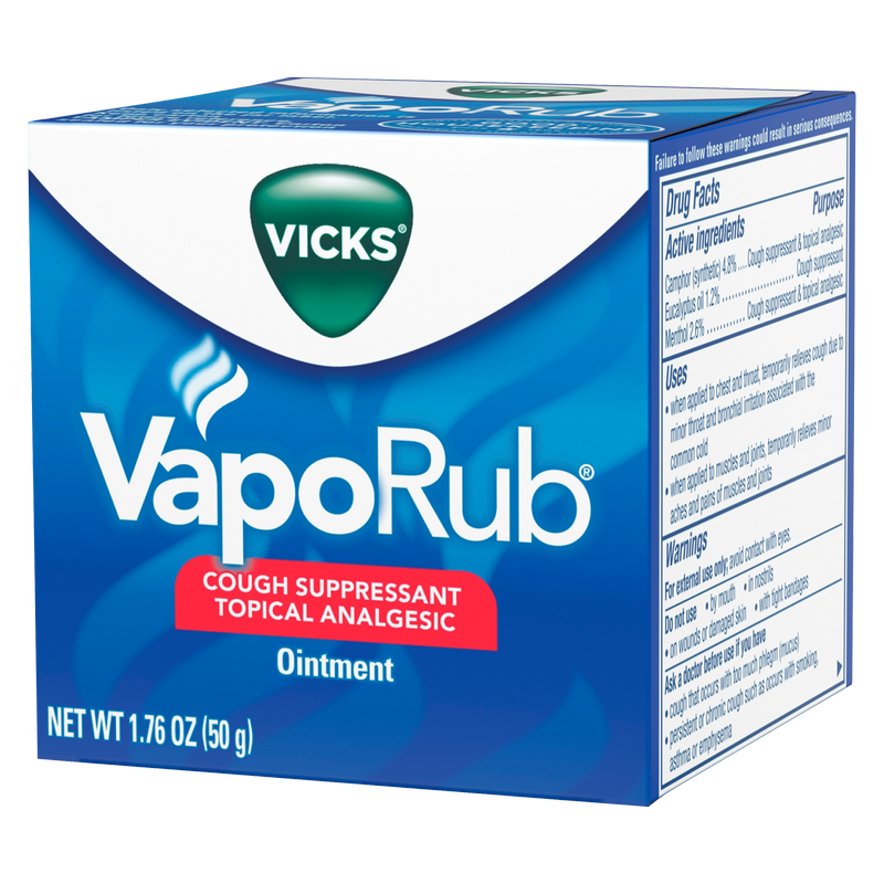  Vicks VapoRub Ointment, 1.76 Ounces : Health & Household