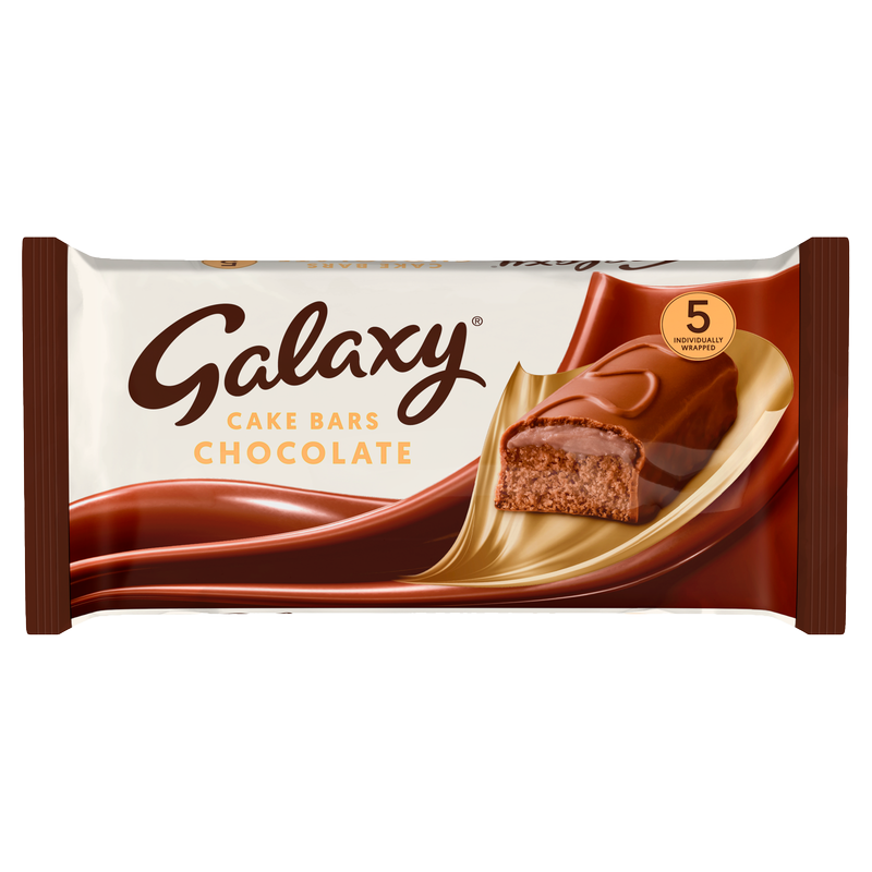 Galaxy Cake Bars, 5 x 28.7g