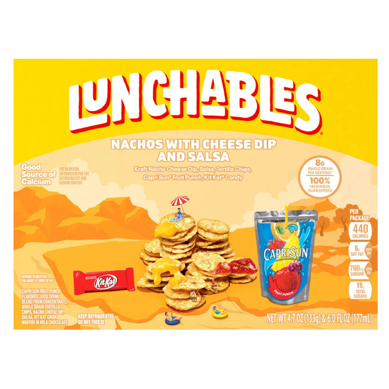 Lunchables Nacho Cheese Dip & Salsa Lunch Combinations with Caprisun - 10.7oz