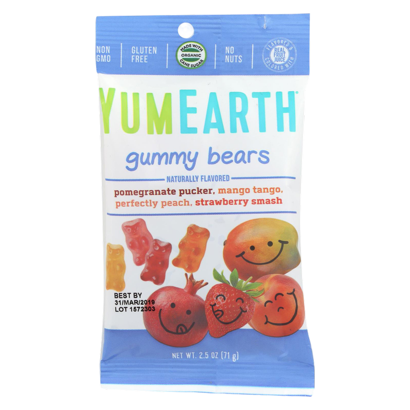 YumEarth Naturals Gummy Bears 2.5oz