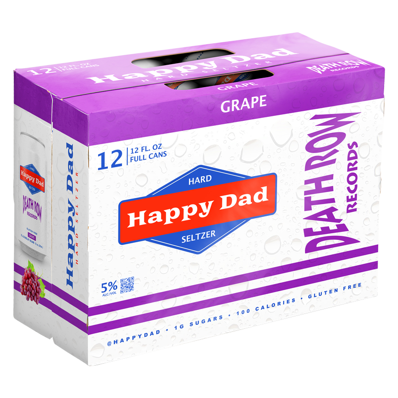 Happy Dad Hard Seltzer Grape 12pk 12oz Can 5 ABV Alcohol fast