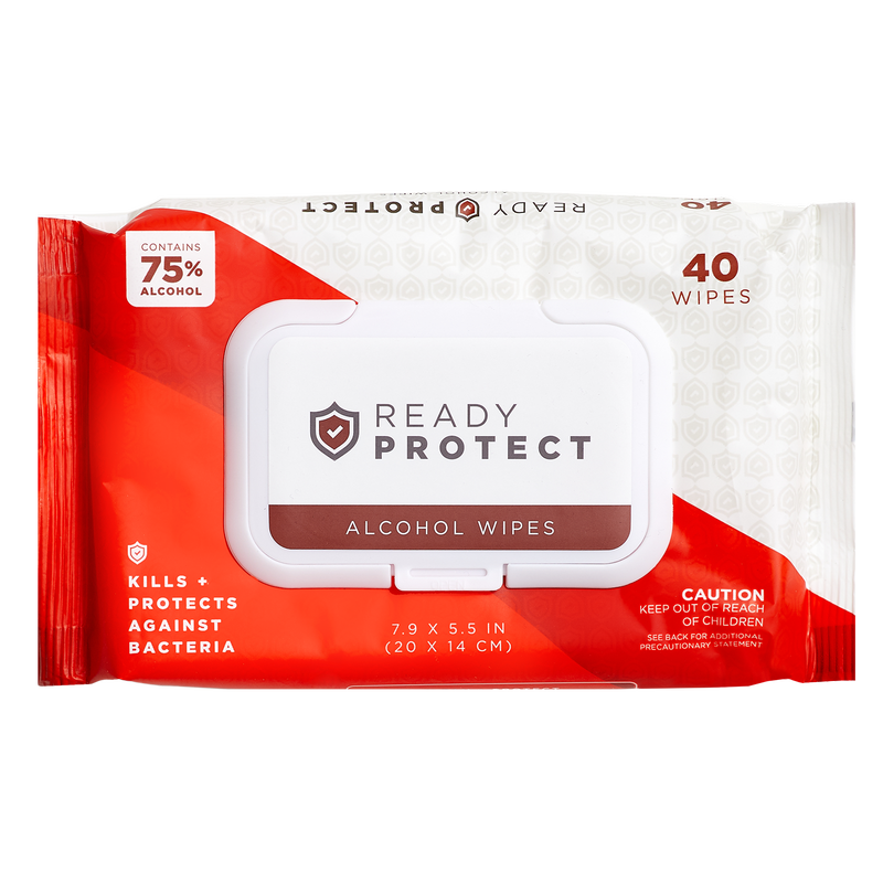 Ready Project Alcohol Wipes 40ct