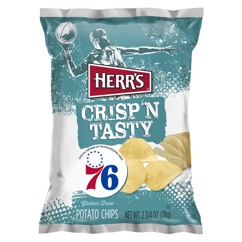 Herr's Limited Edition 76ers Crisp N' Tasty Potato Chips 2.75oz