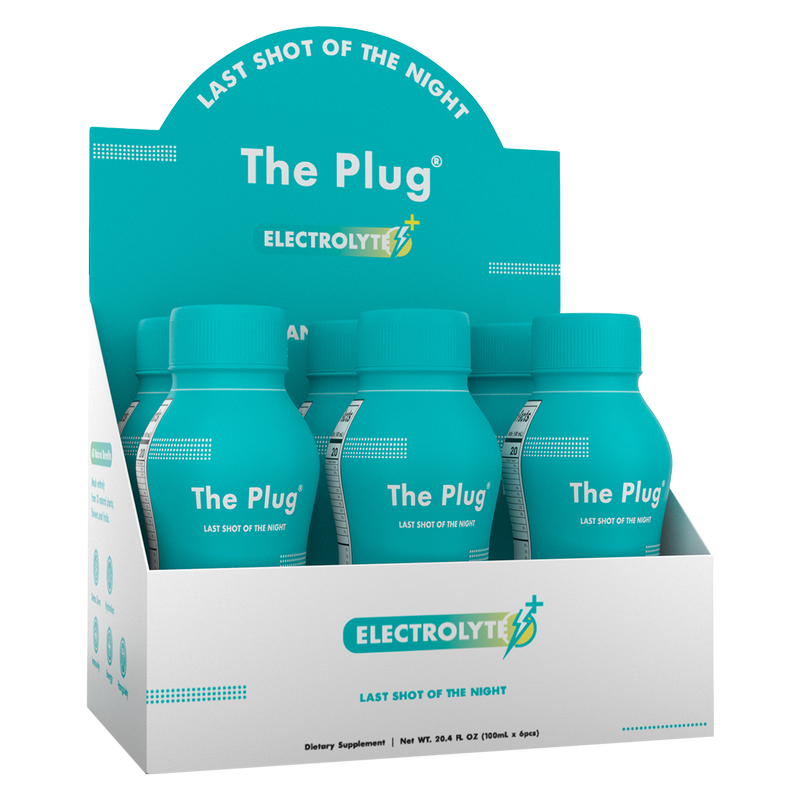 The Plug Hangover Hydration Electrolyte Drink 6 Pack