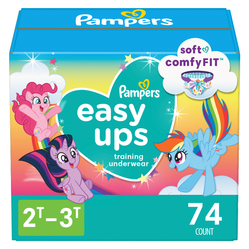 Pampers EasyUp 2T/3T Super Girl 74ct