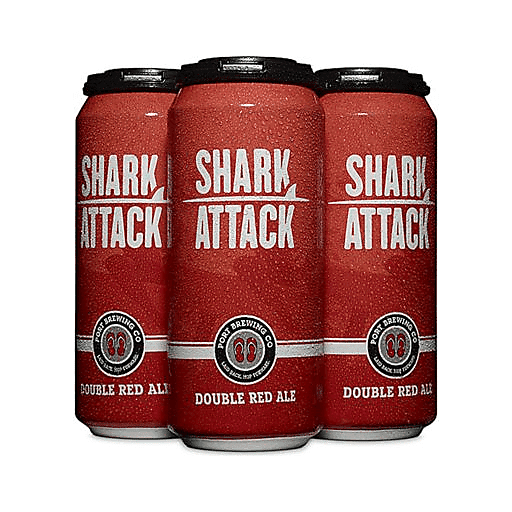 Port Brewing Shark Attack Double Red Ale 4pk 16oz Can