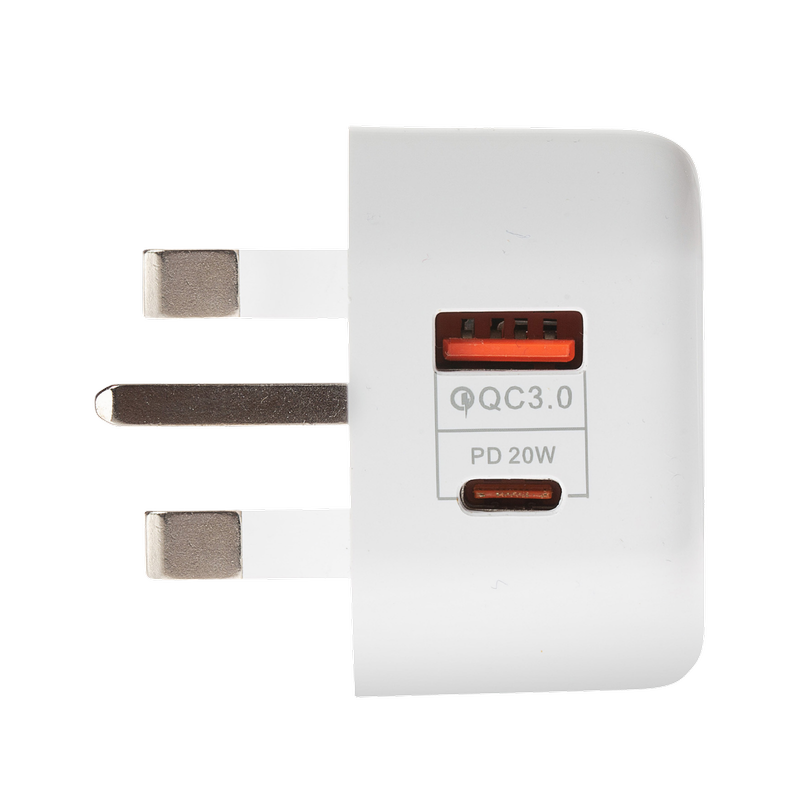 Maplin USB-C & USB-A Charger 20 Watt, 1pcs