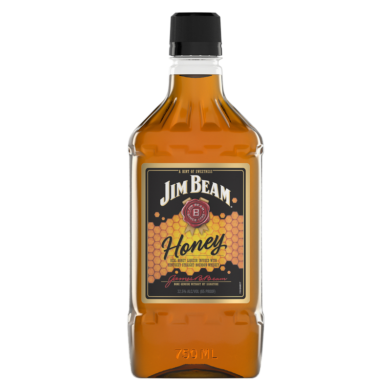 Jim Beam Honey Bourbon Whiskey 750ml (70 Proof)