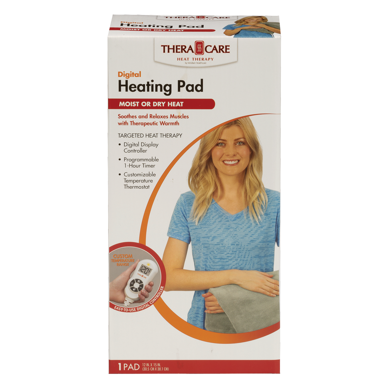 TheraCare Digital Heating Pad Moist & Dry Heat Therapy