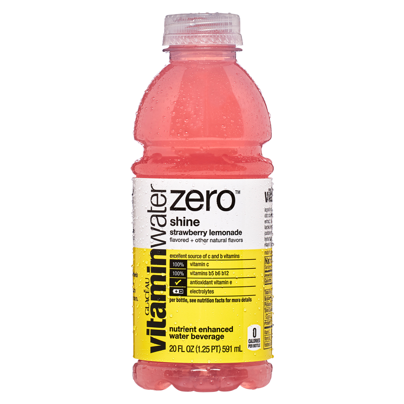 Vitamin Water Zero Shine 20oz