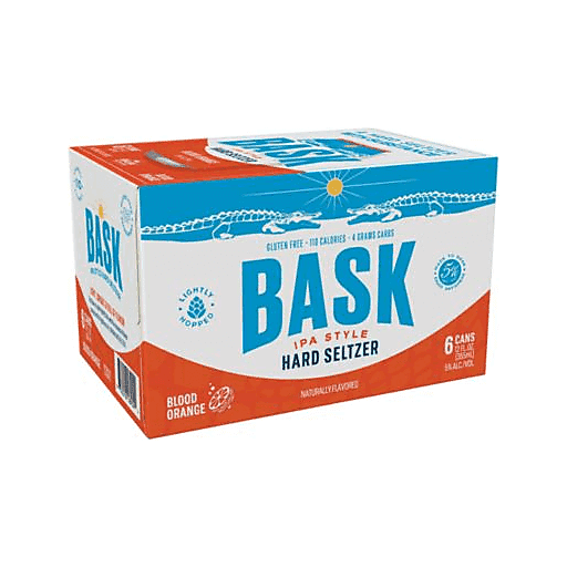 Bask IPA Style Seltzer Blood Orange 6pk 12oz Can