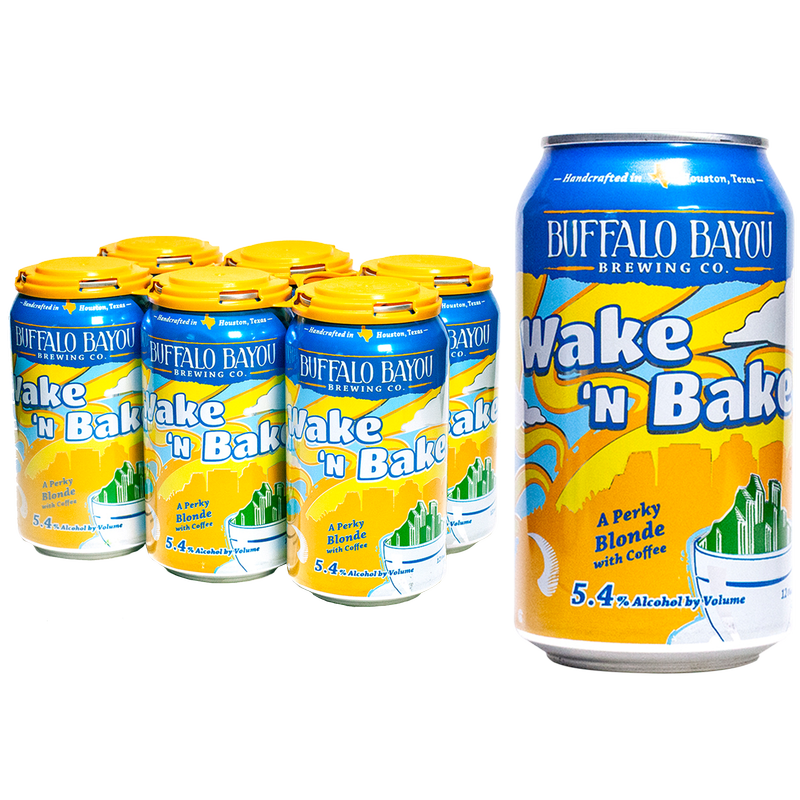 Buffalo Bayou Wake 'N Bake Blonde Ale 6pk 12oz Can 4.0% ABV