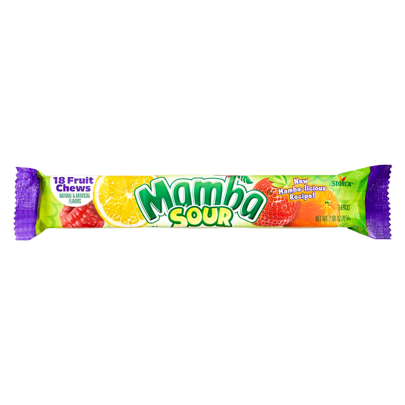 Mamba Sour Fruit Chews 2.8oz