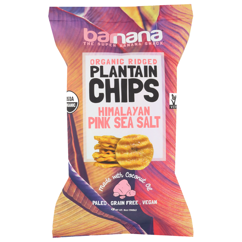 Barnana Himalayan Pink Sea Salt Organic Plantain Chips 5oz