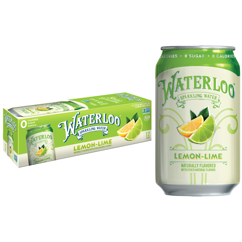 Waterloo Sparkling Lemon-Lime Water 12pk 12oz Can
