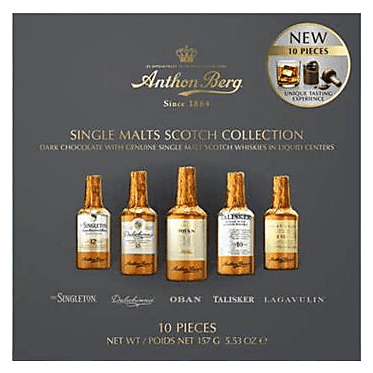 Anthon Berg Dark Chocolate Scotch Bottles
