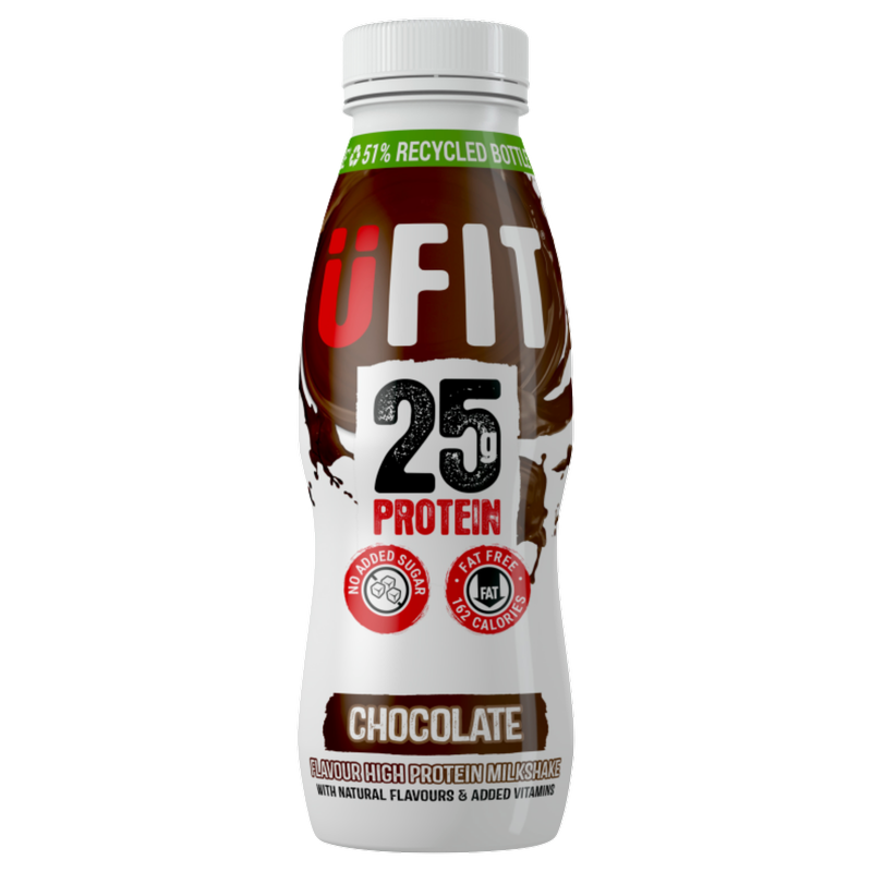 Ufit High Protein Shake Chocolate, 330ml